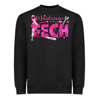 Black Breast Cancer Maintenance Tech Heavyweight Sweatshirt - texasbilliewilder