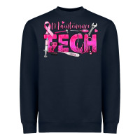 Navy Breast Cancer Maintenance Tech Heavyweight Sweatshirt - texasbilliewilder