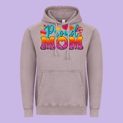 Proud Mom Lesbian Vintage Hoodie Designed By Bundleandbundleshop