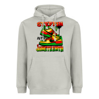 Moon Dust Steppin' into Juneteenth Heavyweight Hoodie - FaDigitalArtStudio