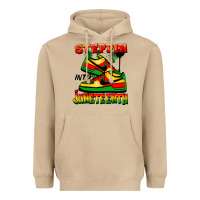 Mushroom Steppin' into Juneteenth Heavyweight Hoodie - FaDigitalArtStudio