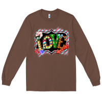 Chestnut love frame digital valentines day Long Sleeve Tee - Bettercallsaul