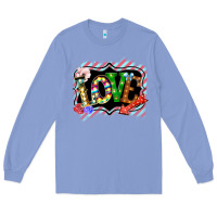 Colony Blue love frame digital valentines day Long Sleeve Tee - Bettercallsaul