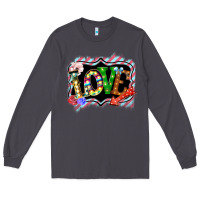 Smoke love frame digital valentines day Long Sleeve Tee - Bettercallsaul