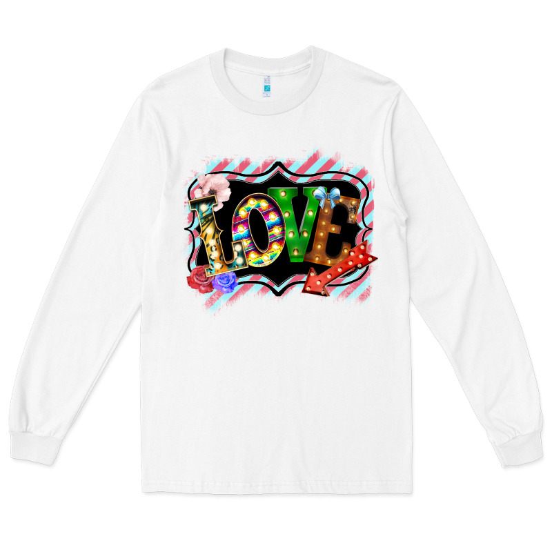 Love Frame Digital Valentines Day Long Sleeve Tee by Bettercallsaul | Teevron