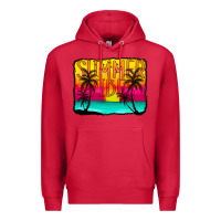 Cardinal summer vibes Premium Hoodie - CowCowDesign