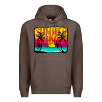 Coffee summer vibes Premium Hoodie - CowCowDesign