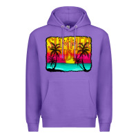 Purple summer vibes Premium Hoodie - CowCowDesign