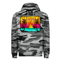 Slate Camo summer vibes Premium Hoodie - CowCowDesign
