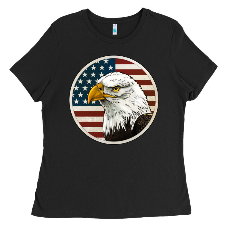 American Bald Eagle Ladies Tee by Jasminsmagicworld | Teevron