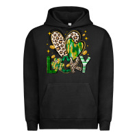 Pigment Black Lucky Saint Patricks Day Urban Hoodie - CowhideDigitalArt