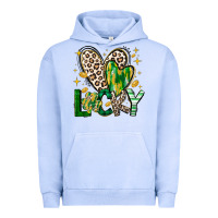 Pigment Grape Ice Lucky Saint Patricks Day Urban Hoodie - CowhideDigitalArt
