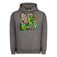 Pigment Tornado Lucky Saint Patricks Day Urban Hoodie - CowhideDigitalArt
