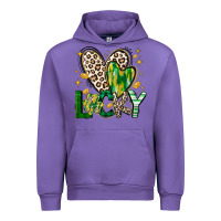Tulip Lucky Saint Patricks Day Urban Hoodie - CowhideDigitalArt