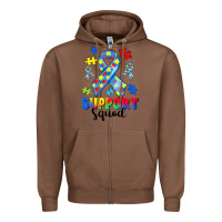 Chestnut support squad autism Zipper Hoodie - CowGirlArtShop