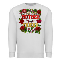 Dove Grey First my mother forever my friend Mother's Day Premium Sweatshirt - FaDigitalArtStudio