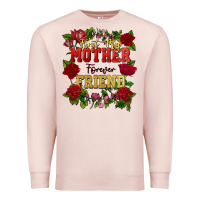 Pale Pink First my mother forever my friend Mother's Day Premium Sweatshirt - FaDigitalArtStudio