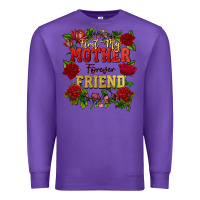 Purple First my mother forever my friend Mother's Day Premium Sweatshirt - FaDigitalArtStudio