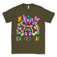 Army Green Easter Day Rainbow Classic Tee - BundleAndBundleShop