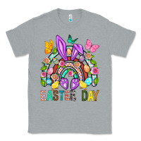 Heather Grey Easter Day Rainbow Classic Tee - BundleAndBundleShop