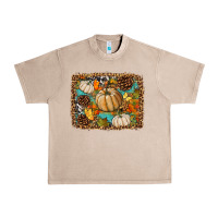 Fall Pumpkin Background Urban Heavy Tee | Teevron