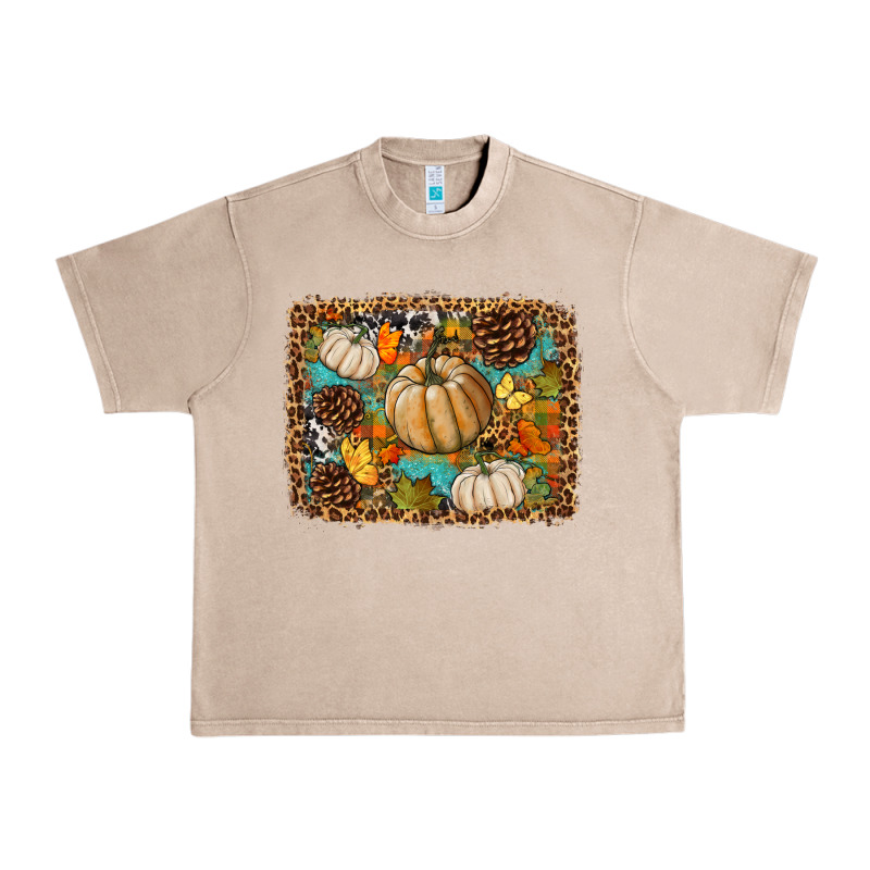 Fall Pumpkin Background Urban Heavy Tee by BundleAndBundleShop | Teevron