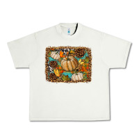 Pistachio fall pumpkin background Urban Heavy Tee - BundleAndBundleShop