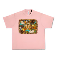 Salmon fall pumpkin background Urban Heavy Tee - BundleAndBundleShop