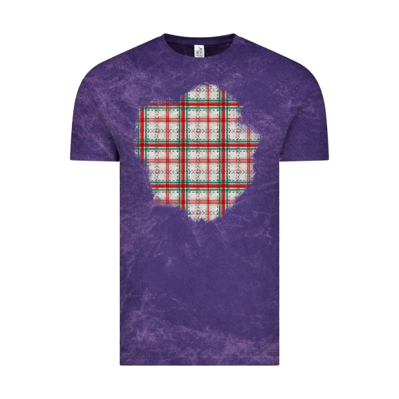Christmas Tartan Patch Vintage Tee by BundleAndBundleShop | Teevron