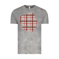 Cloud Rock Christmas Tartan Patch Vintage Tee - BundleAndBundleShop