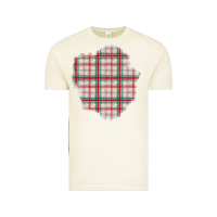 Vintage Arctic Christmas Tartan Patch Vintage Tee - BundleAndBundleShop