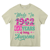 Mossy made in 1962, 60 years of being awesome Heavy Core Tee - Jasminsmagicworld