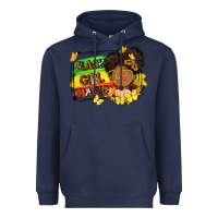 Navy black girl magic Heavyweight Hoodie - FaDigitalArtStudio