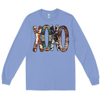 Colony Blue Xoxo Leopard Heart Long Sleeve Tee - Bettercallsaul