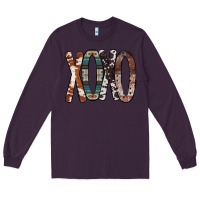 Plum Xoxo Leopard Heart Long Sleeve Tee - Bettercallsaul