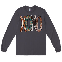 Smoke Xoxo Leopard Heart Long Sleeve Tee - Bettercallsaul