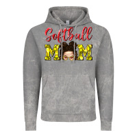 Cloud Rock Softball Mom Vintage Hoodie - BundleAndBundleShop