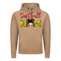 Vintage Coffee Softball Mom Vintage Hoodie - BundleAndBundleShop