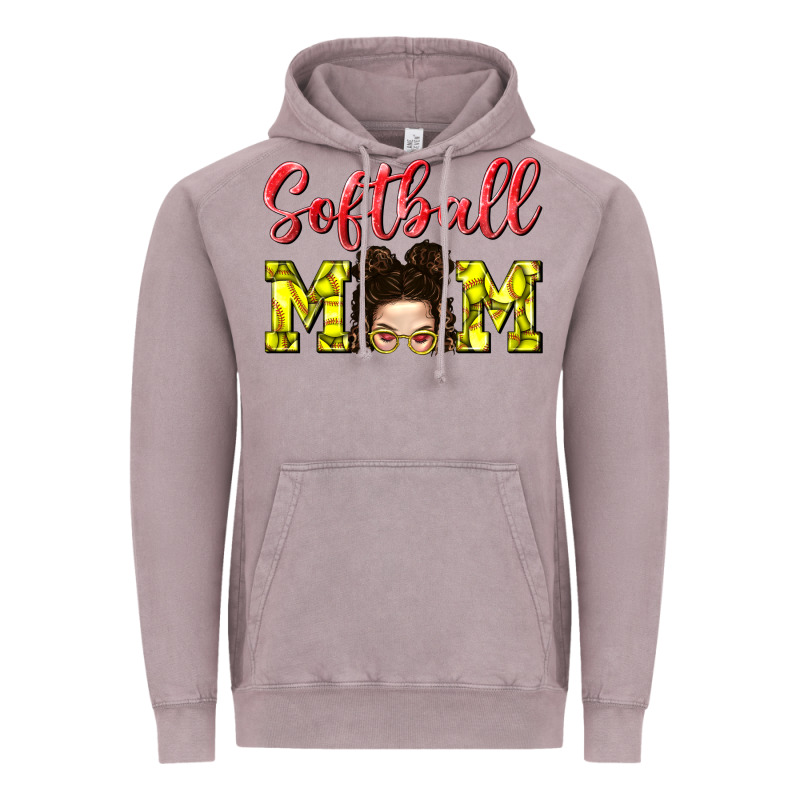 Softball Mom Vintage Hoodie by BundleAndBundleShop | Teevron