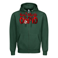 Sports Green Hey there Cupid Valentine's Day Zipper Hoodie - HowdyJamesFarm