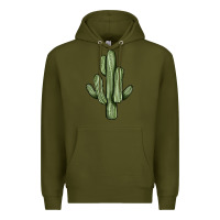 Army Green cactus Premium Hoodie - JahusDesignShop