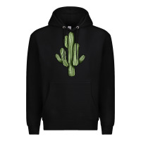 Black cactus Premium Hoodie - JahusDesignShop