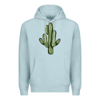 Blue Mist cactus Premium Hoodie - JahusDesignShop
