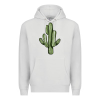 Dove Grey cactus Premium Hoodie - JahusDesignShop