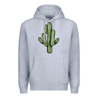 Heather Grey cactus Premium Hoodie - JahusDesignShop
