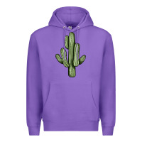 Purple cactus Premium Hoodie - JahusDesignShop