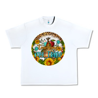 White teaching my tribe round earring Urban Heavy Tee - BundleAndBundleShop