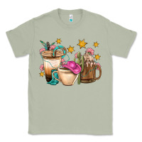 Matcha Western Cowgirl Coffee Cup Bbs Classic Tee - BundleAndBundleShop