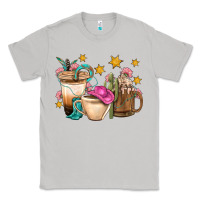 Moon Dust Western Cowgirl Coffee Cup Bbs Classic Tee - BundleAndBundleShop