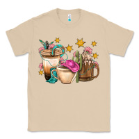 Mushroom Western Cowgirl Coffee Cup Bbs Classic Tee - BundleAndBundleShop